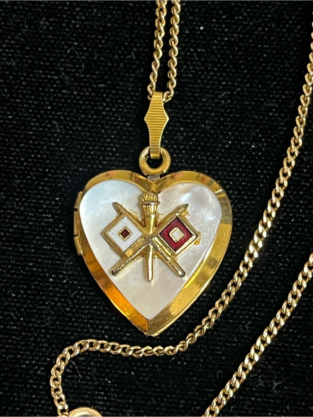 12K GF Locket Necklace